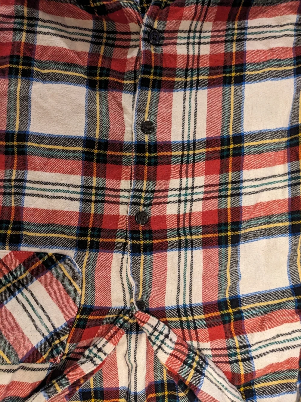 Old Navy Red Plaid Two-Piece Pajama Set